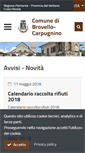 Mobile Screenshot of comune.brovellocarpugnino.vb.it